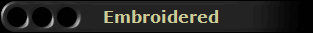 Embroidered